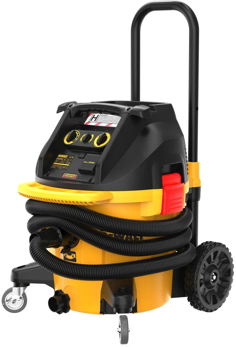 DeWalt Aspirator electric DeWALT 38L, control wireless, activare la distanta, 700x530x470mm