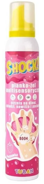 Jucarie creativa TUBAN Gel spumant multisenzorial - SOC!, CAPSUNI 200 ml