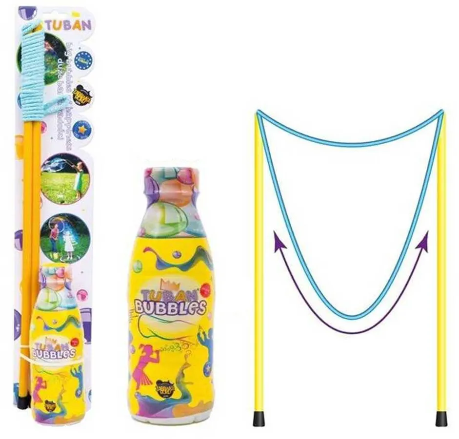 Jucarie creativa TUBAN Set baloane de sapun Tuban - Bubbles, 400ml