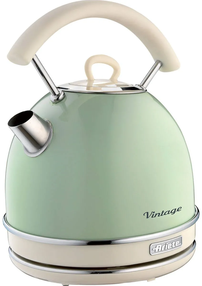 Ariete Fierbator vintage, Ariete, Inox, 2000W, 1.7l, Verde pastel
