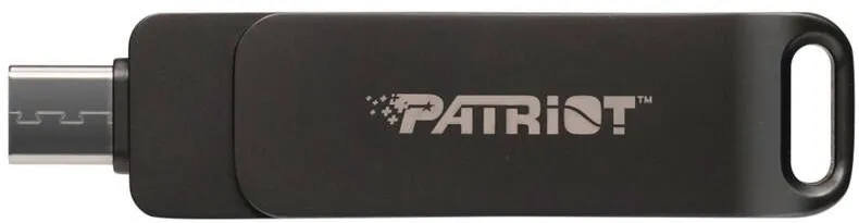 Memorie USB Patriot Flashdrive PATRIOT Rage R550 32GB 100 MB/S USB A+C Swivel Design (PE32GR550DSAD) Black