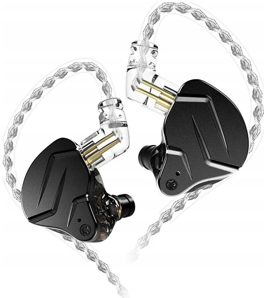 Casti In-Ear KZ in-ear KZ ZSN Pro X, hibrid, negru, 10mm, 27g