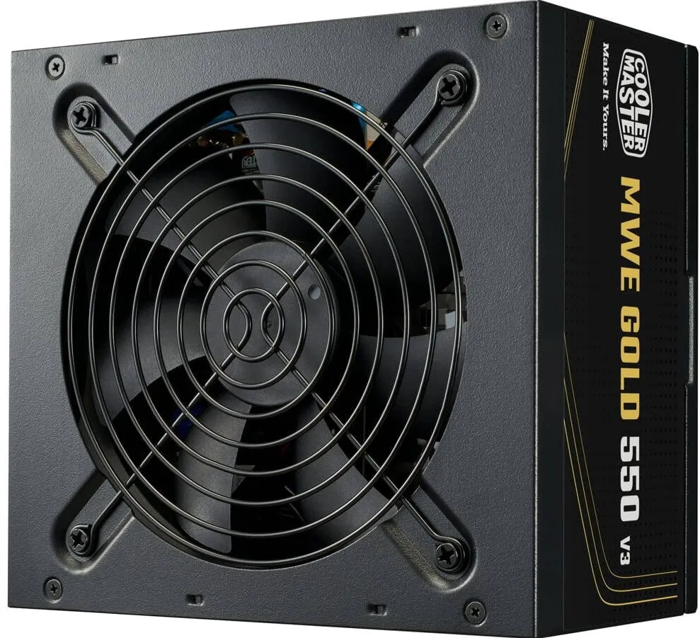 Sursa PC Cooler Master MWE Gold 550 V3 ATX 3.1 sursa de alimentare nemodulara, 80+ Gold, 550W - MPE-5502-ACAAG-3BEU