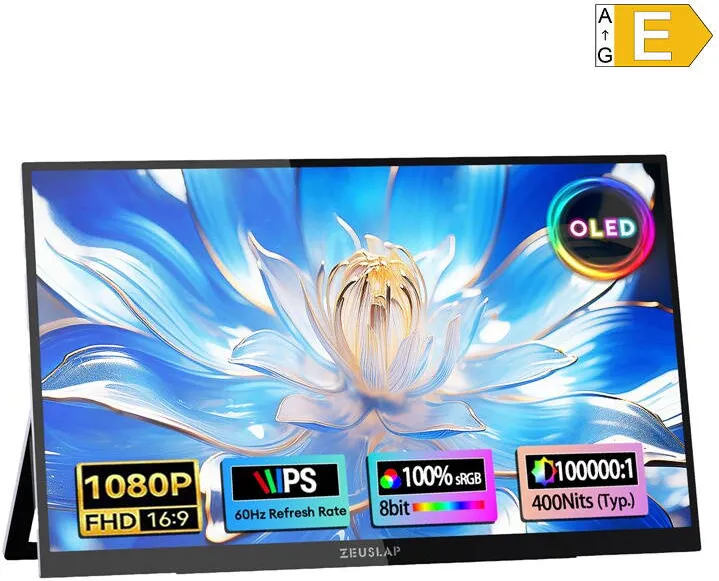 Monitor Zeuslap OL133ED 13.3" portabil