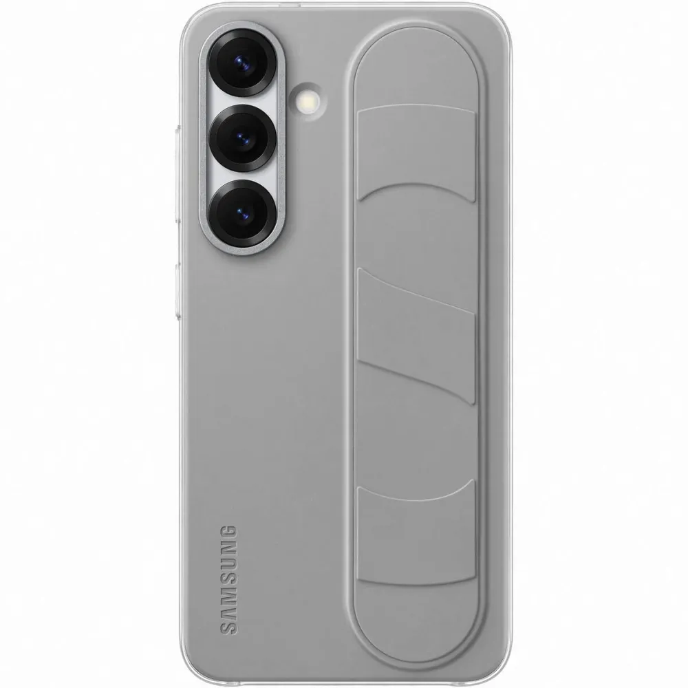 Samsung Husa de protectie Standing Grip Case pentru Galaxy S25, Gray