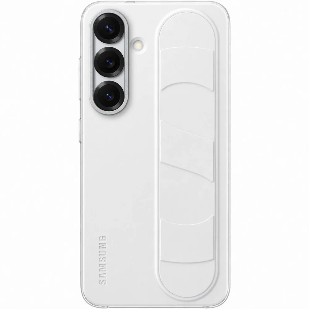 Samsung Husa de protectie Standing Grip Case pentru Galaxy S25, White