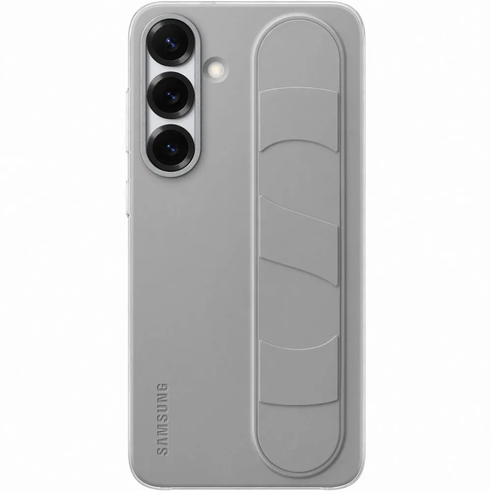 Samsung Husa de protectie Standing Grip Case pentru Galaxy S25+, Gray