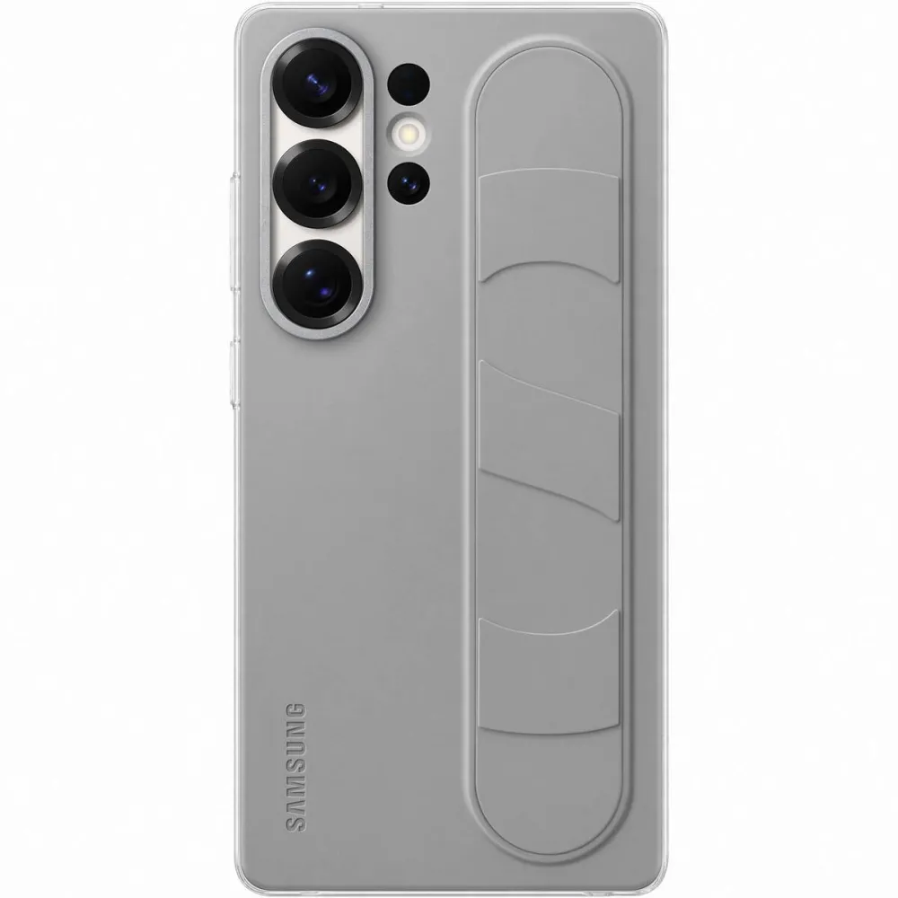 Samsung Husa de protectie Standing Grip Case pentru Galaxy S25 Ultra, Gray