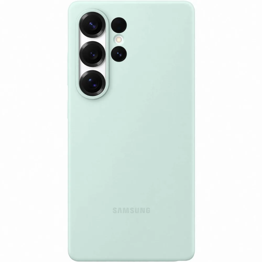 Samsung Husa de protectie Silicone Case pentru Galaxy S25 Ultra, Mint