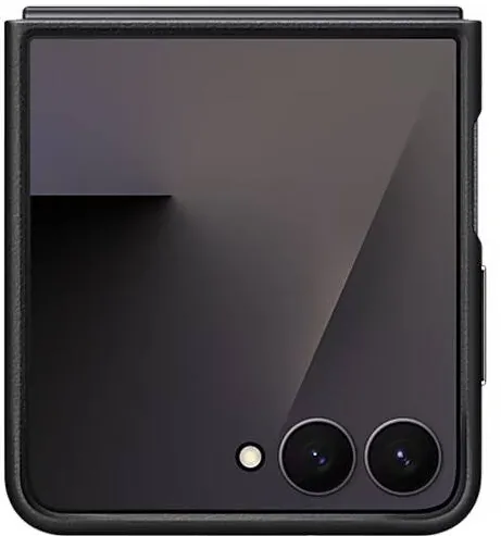 Samsung Husa de protectie Kindsuit (Leather) Case pentru Galaxy Flip7, Black