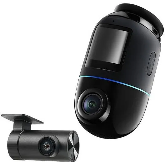Camera Auto 70mai Pachet Omni X800 4K 360 grade,Detectie miscare AI, GPS, ADAS, WiFI 6,Control Vocal + Camera Spate RC14