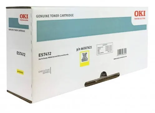 Toner imprimanta OKI galben Okidata ES7412, 11.5K
