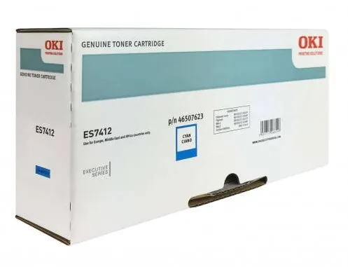 Toner imprimanta OKI ES7412, albastru, 11.5K