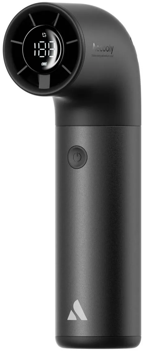 AECOOLY Ventilator portabil de mana Aero Pro, negru, 6 viteze, 3000 mAh, 168 g