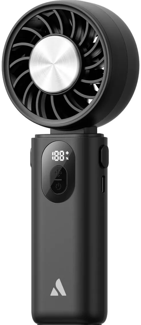 AECOOLY Ventilator portabil de mana pliabil Halo 04 negru compact