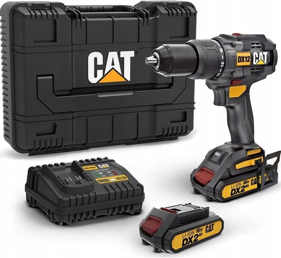 Caterpillar Burghiu, CAT, 18V, Negru