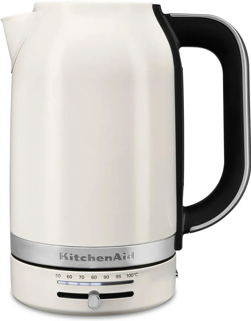 KITCHENAID 5KEK1701EPL electric kettle 1.7 L 2400 W Black, Stainless steel, White