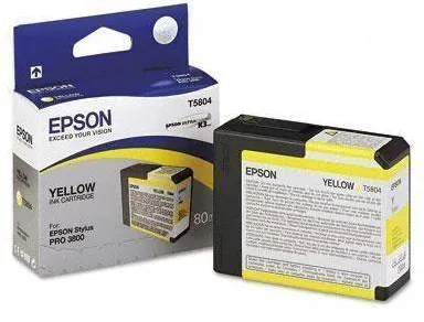 Cartus Imprimanta Epson YELLOW C13T580400 80ML ORIGINAL STYLUS PRO 3800