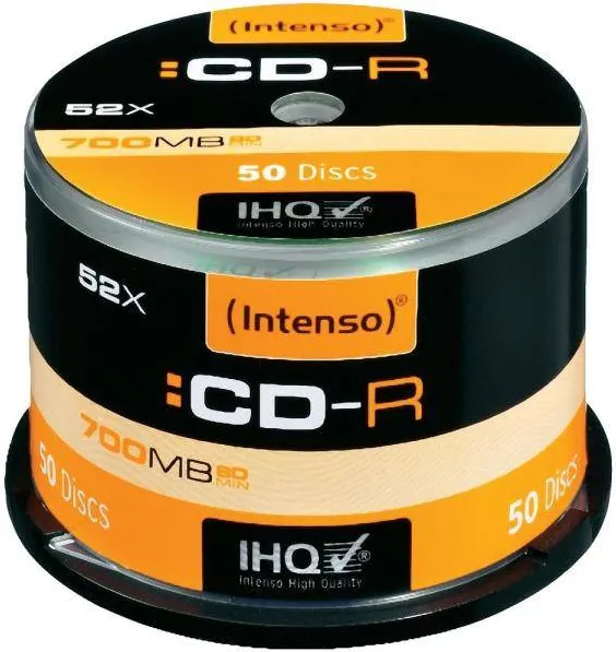 Intenso CD-R Intenso [ cake box 50 | 700MB | 52x ]