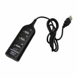 Hub USB Esperanza EA116 interface hub 480 Mbit/s Black