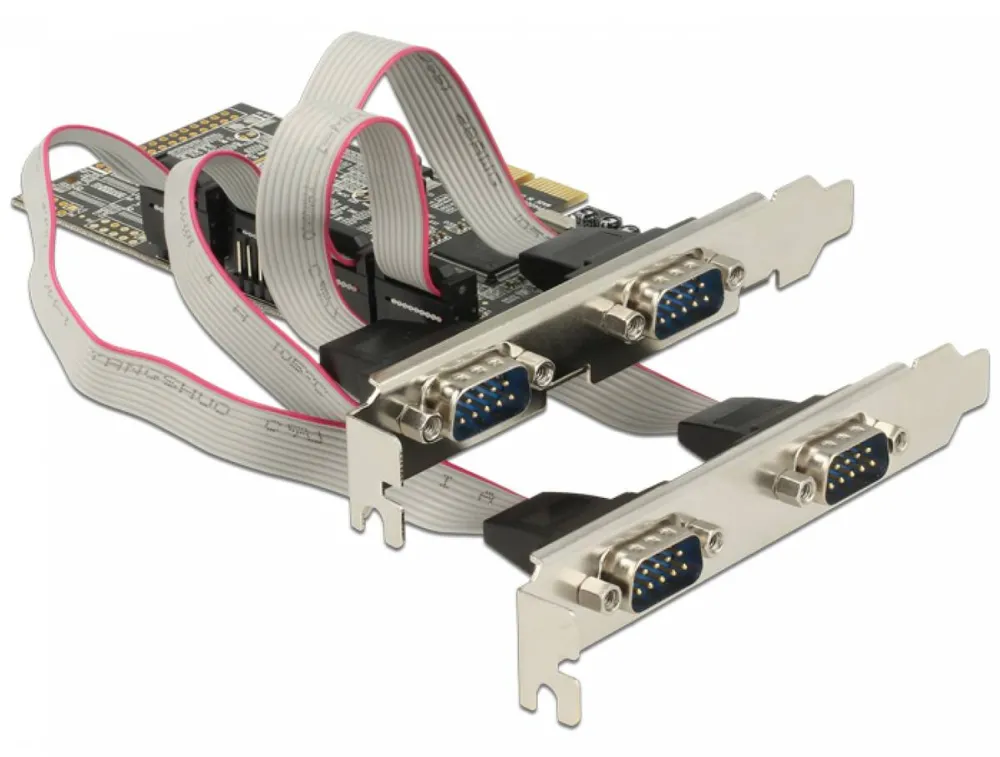 Adaptor DELOCK 89178, 4 x serial PCI Express Card serial PCIe 4 ports