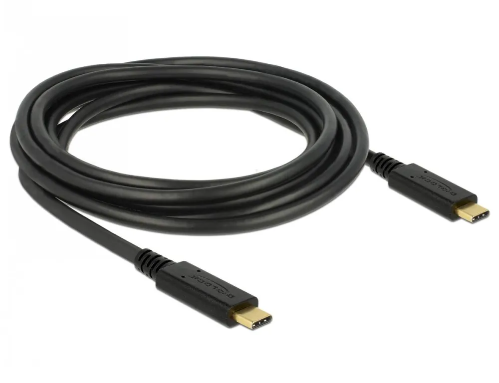 DELOCK 83325, USB-C cable - USB-C to USB-C - 3 m
