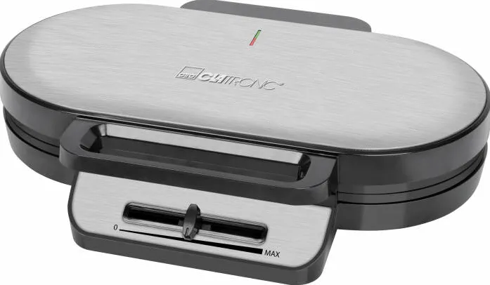 Clatronic 263934 waffle iron 2 waffle(s) Gray 1200 W