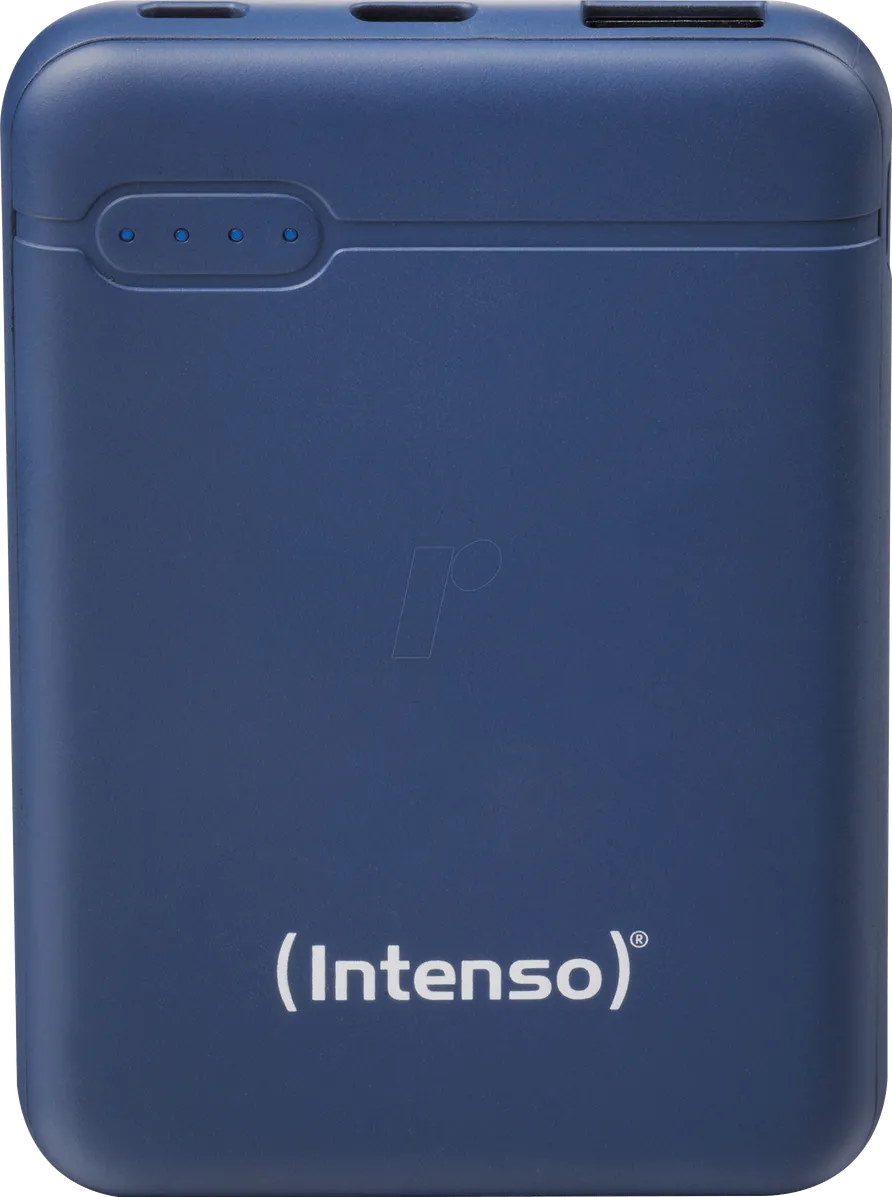 Intenso Baterie externa XS5000, 5000 mAh, 1x USB, 1x USB-C, 2.1A, Blue