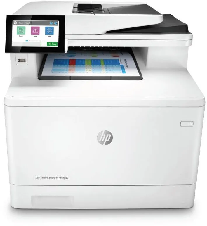 Imprimanta multifunctionala HP Color Laserjet Enterprise M480f 3QA55A#B19