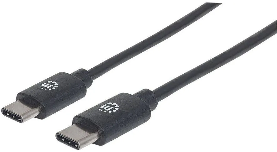 Cablu MANHATTAN USB 2.0 Typ C-2m Negru