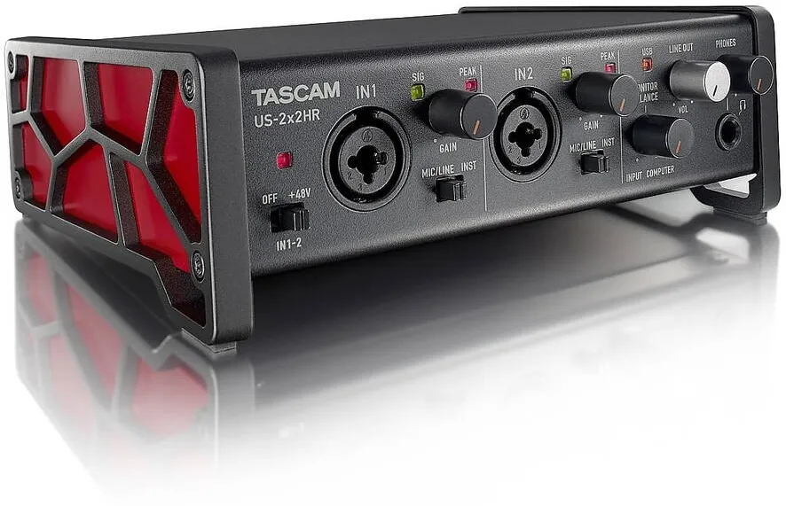 TASCAM US-2X2HR recording audio interface