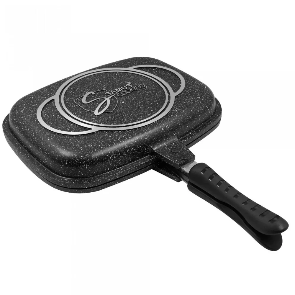Samus Tigaie grill dubla32X25X7 cm – TOL3232-GC, TOLEDO LINE