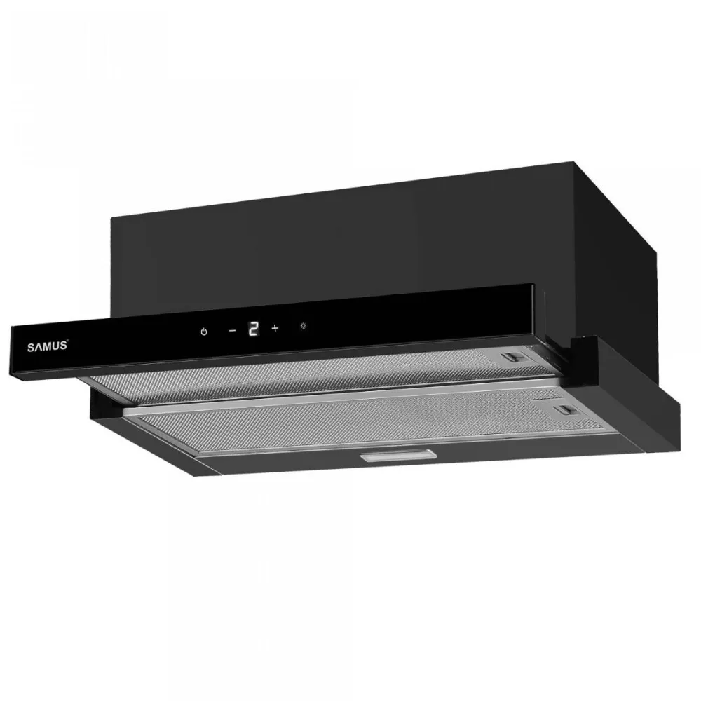 Hota incorporabila telescopica Samus HS6032DTGB 326 mc/h 60 cm negru