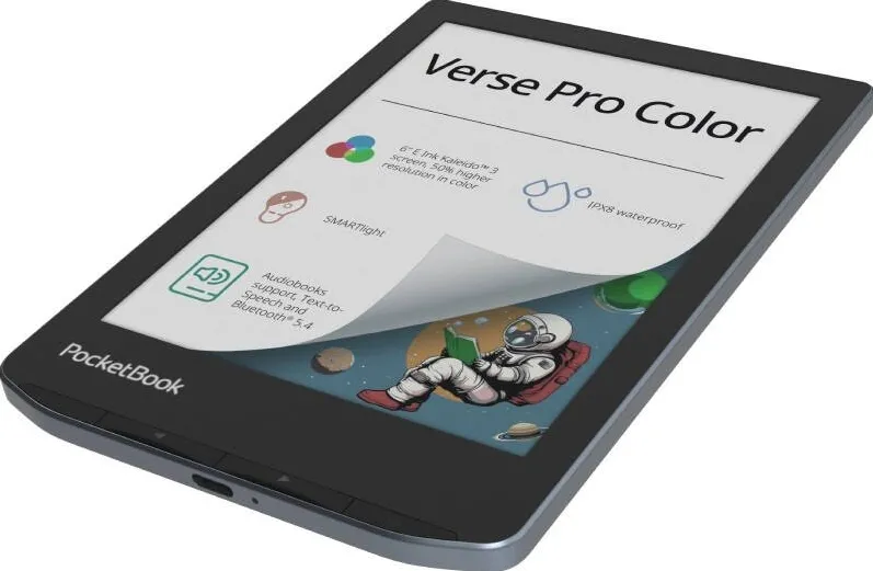 eBook Reader PocketBook Verse Pro Color e-book reader 6" E Ink Kaleido 3 16 GB Wi-Fi Stormy Sea (PB634K3-1-WW)