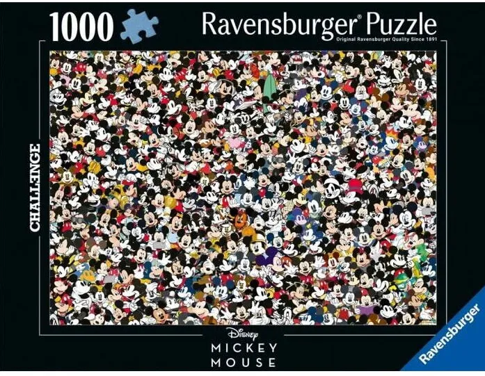 Puzzle Ravensburger Puzzle Ravensburger Challenge, 1000 piese, antireflex, 70x50cm