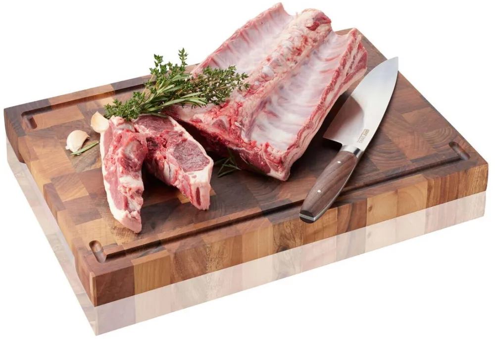 Gefu Tocator de bucatarie, Gefu 44x30cm, 4.5cm grosime, lemn de nuc
