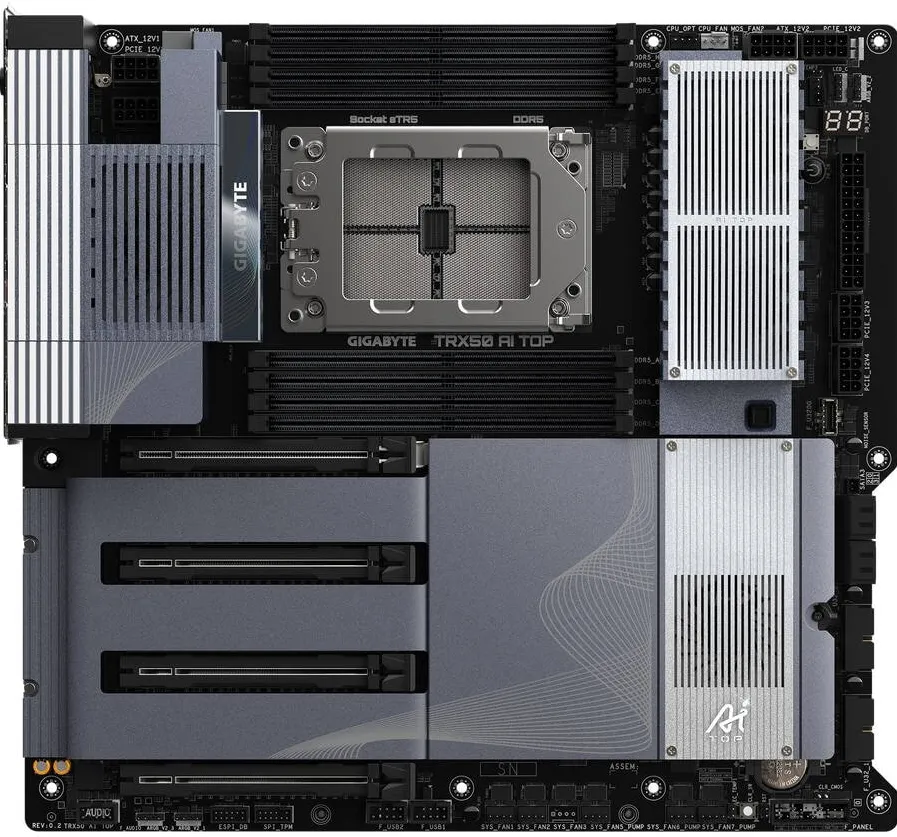 Placa de Baza GIGABYTE TRX50 AI TOP-2B Micro ATX