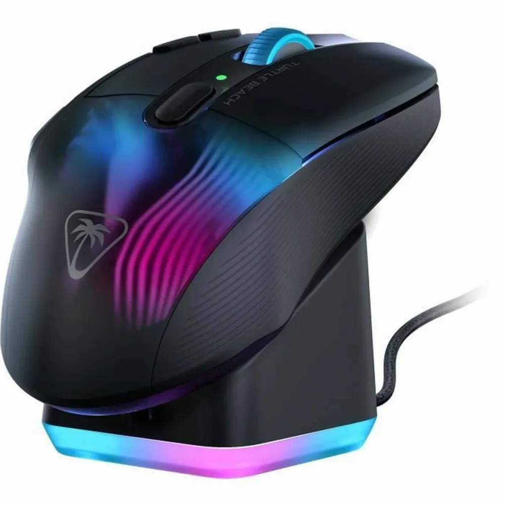 Mouse Turtle Beach Mouse wireless Turtle Beach Kone XP Air, negru, ergonomic, autonomie 100 ore, conexiune USB-A - USB-C