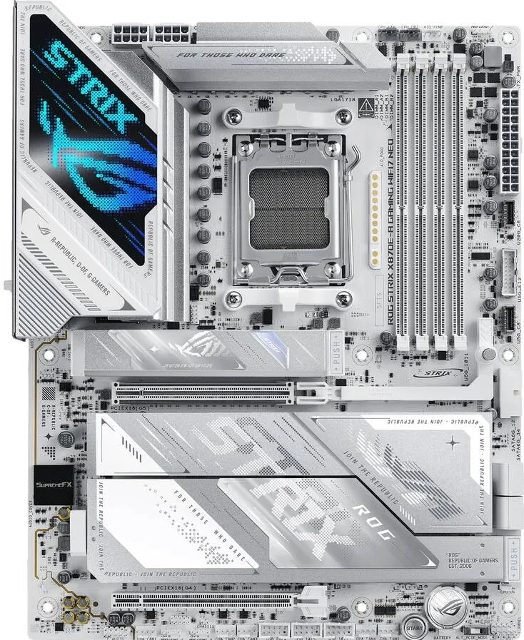 Placa de Baza Asus ROG STRIX X870E-A GAMING WIFI7 NEO, AM5, DDR5, ATX, Alb, 90MB1P30-M0EAY0