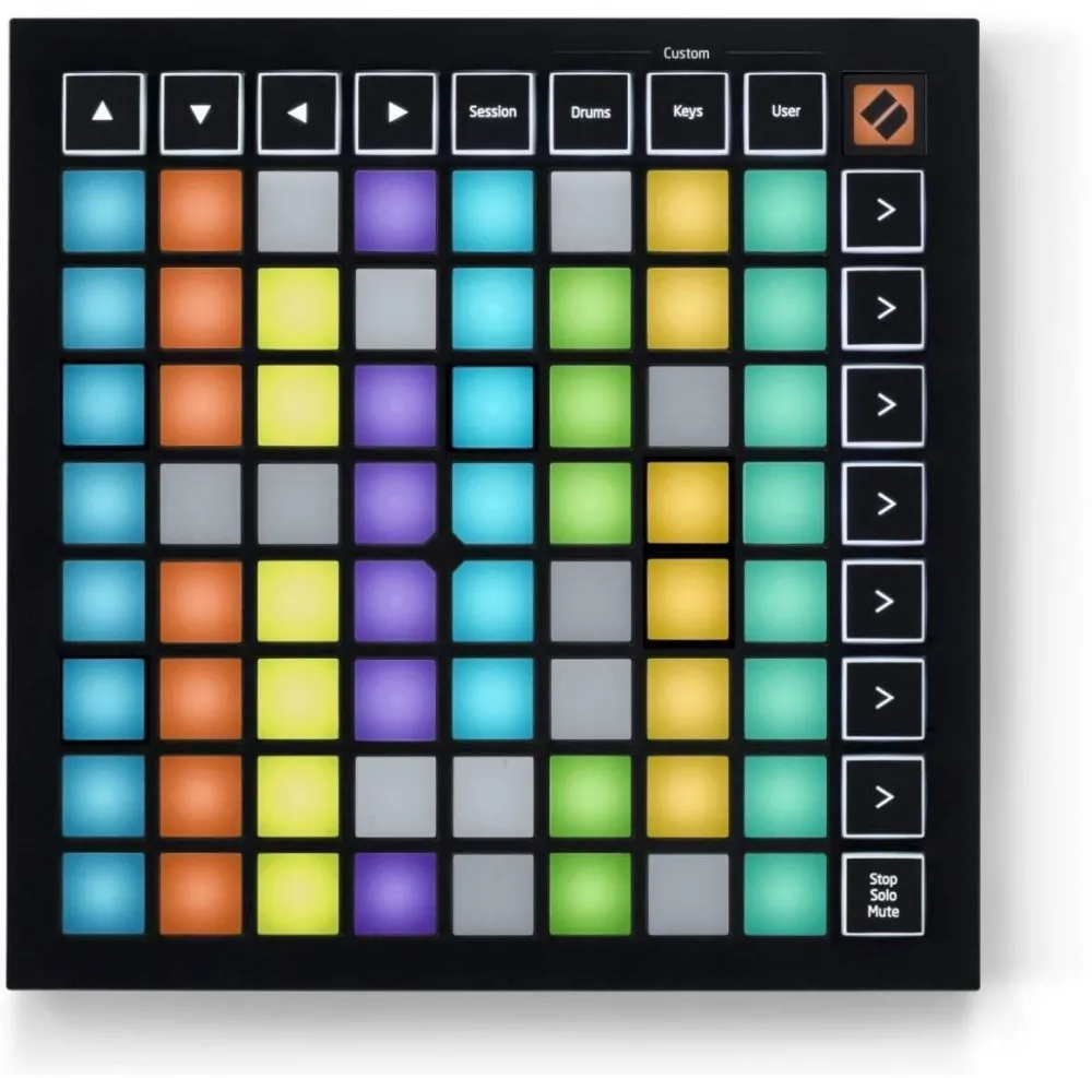 novation Controler MIDI NOVATION Launchpad Mini MK3, portabil, 64 RGB pad, pentru Ableton Live