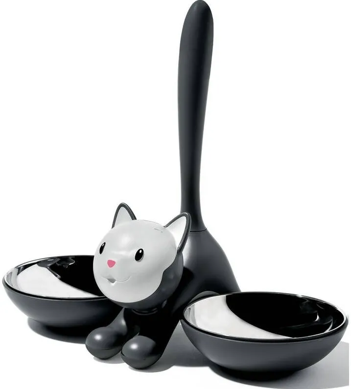 Alessi Castron pentru pisici TIGRITO, ALESSI, 0.55 L, Gri