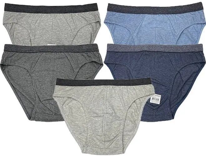 Alessi Set cinci chiloti barbatesti, pentru adolescenti, din bumbac, culoare multicolor, numar L - CHB02