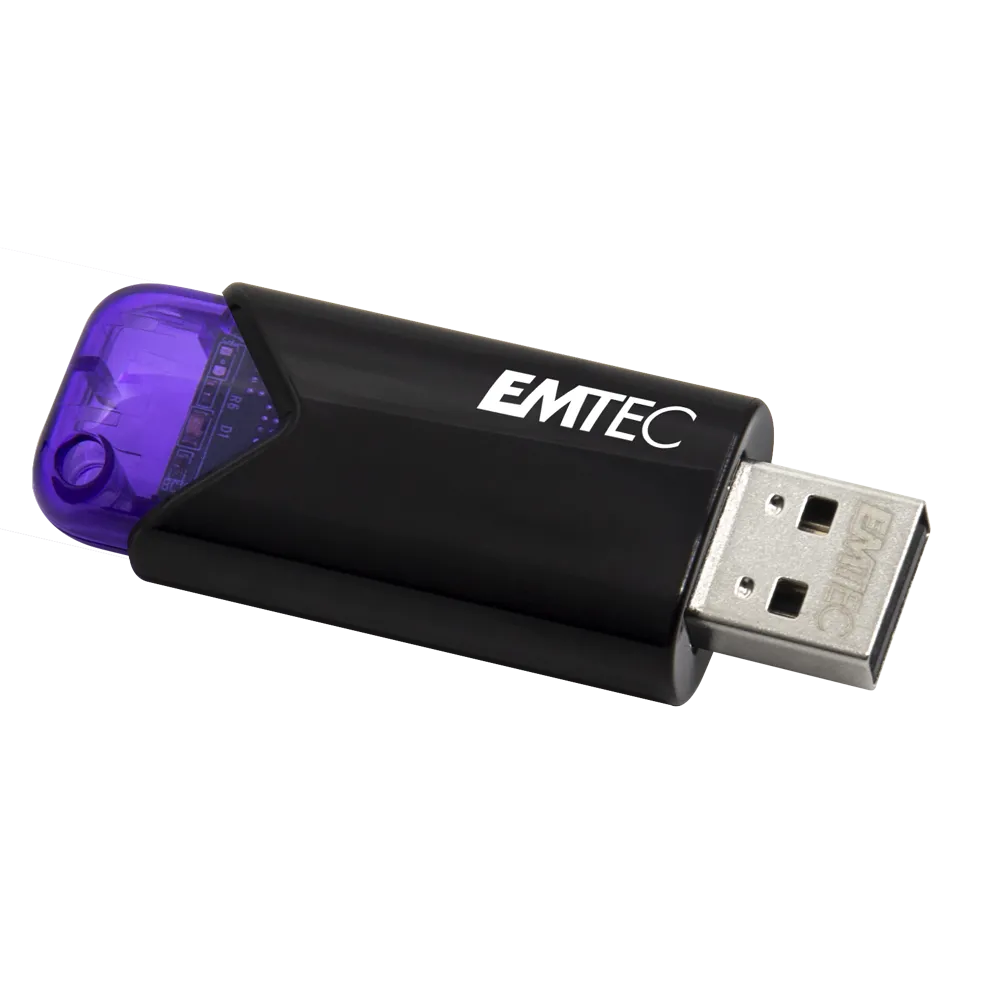 Memorie USB Emtec, USb 3.2, 128 GB, Negru/Mov