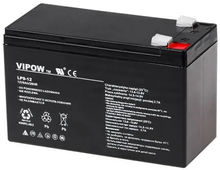 Vipow Acumulator STATIONAR AGM VRLA 12V 9AH VIPOW