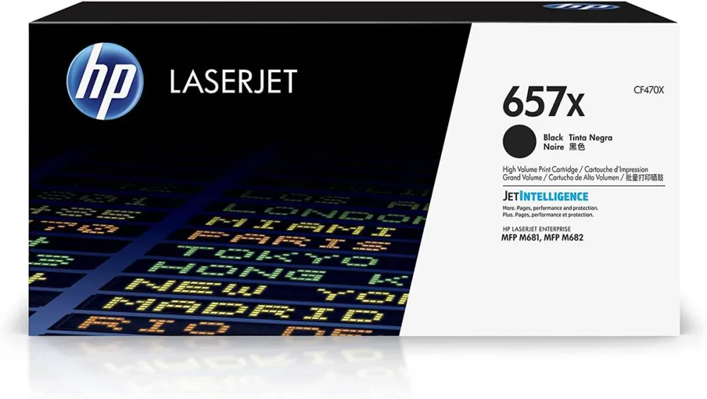 Toner imprimanta HP 657X Black