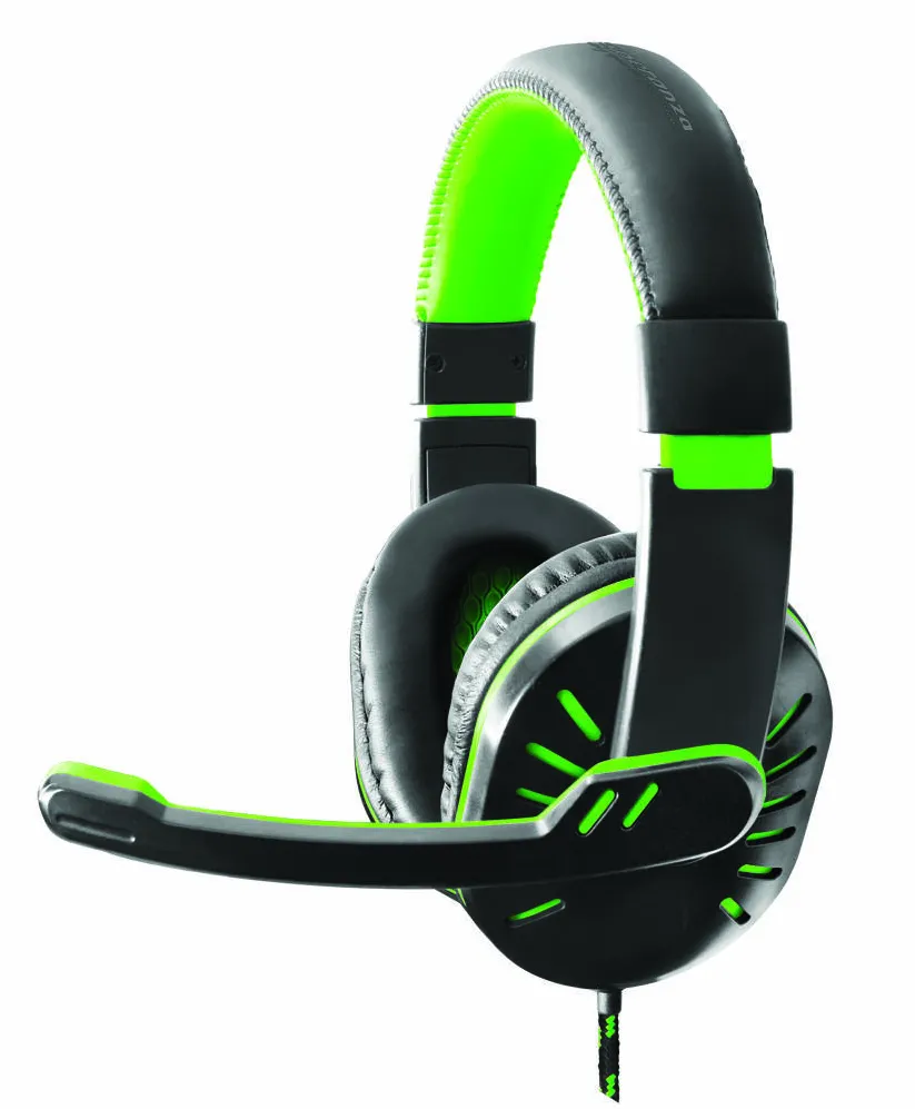 Casti Over-Head Esperanza EGH330G Head-band Black, Green