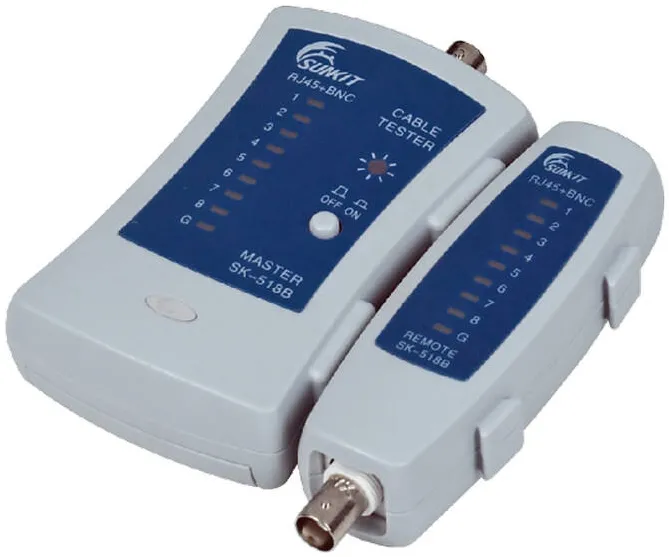 Accesoriu Retea A-LAN NI007 network cable tester PoE tester Blue,Grey