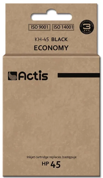 Cartus Imprimanta ACTIS COMPATIBIL KH-45 for HP printer; HP 45 51645A replacement; Standard; 44 ml; black