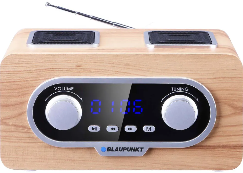 Mini-Sistem Audio Blaupunkt PP5.2CR radio Portable Wood