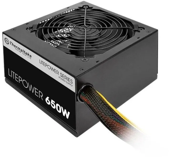 Sursa PC Thermaltake Litepower II Black 650W (Active PFC, 2xPEG, 120mm, Single Rail)